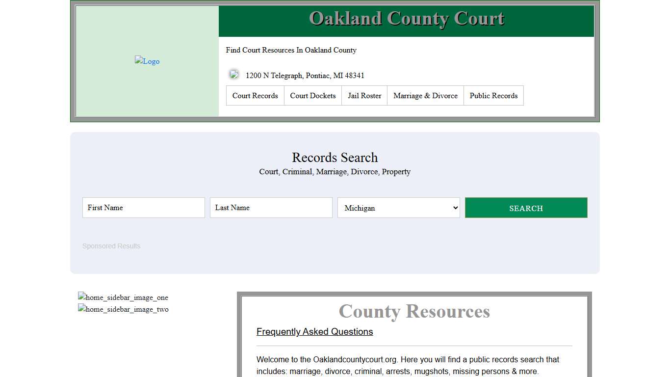 Oakland County Court | Records Search